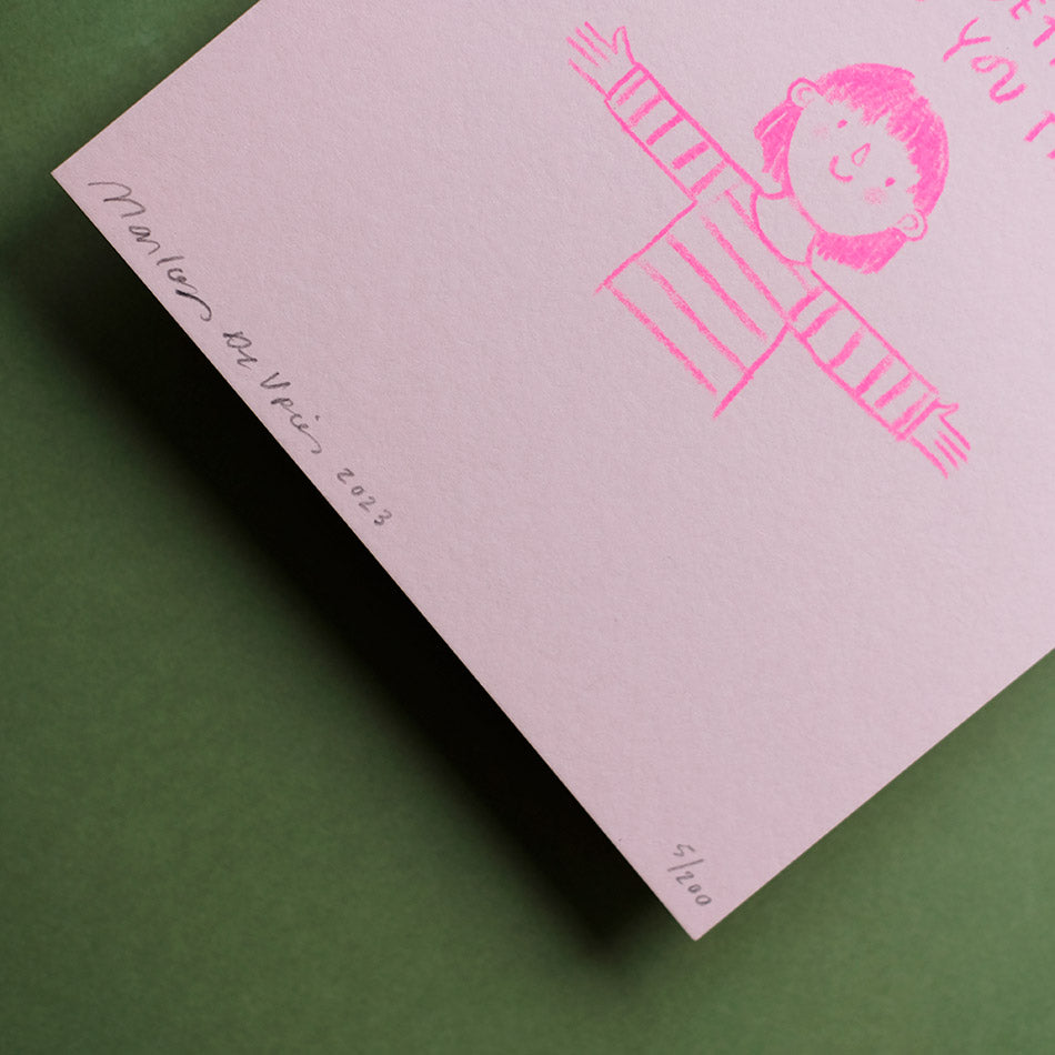 Riso print - Better than you think (limited edition)