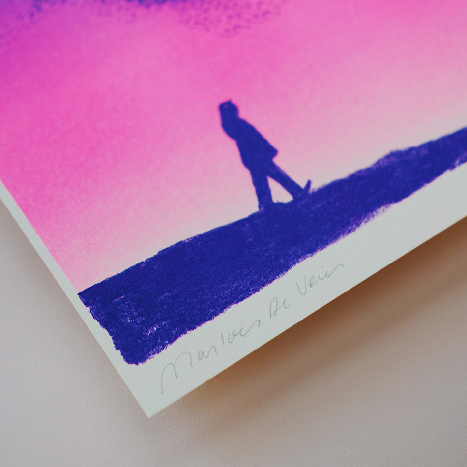 Riso print - Over het hoofd
