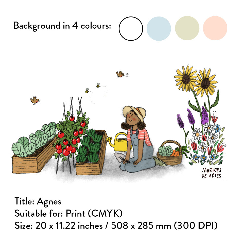 Stock illustration | (Mindful) Gardening