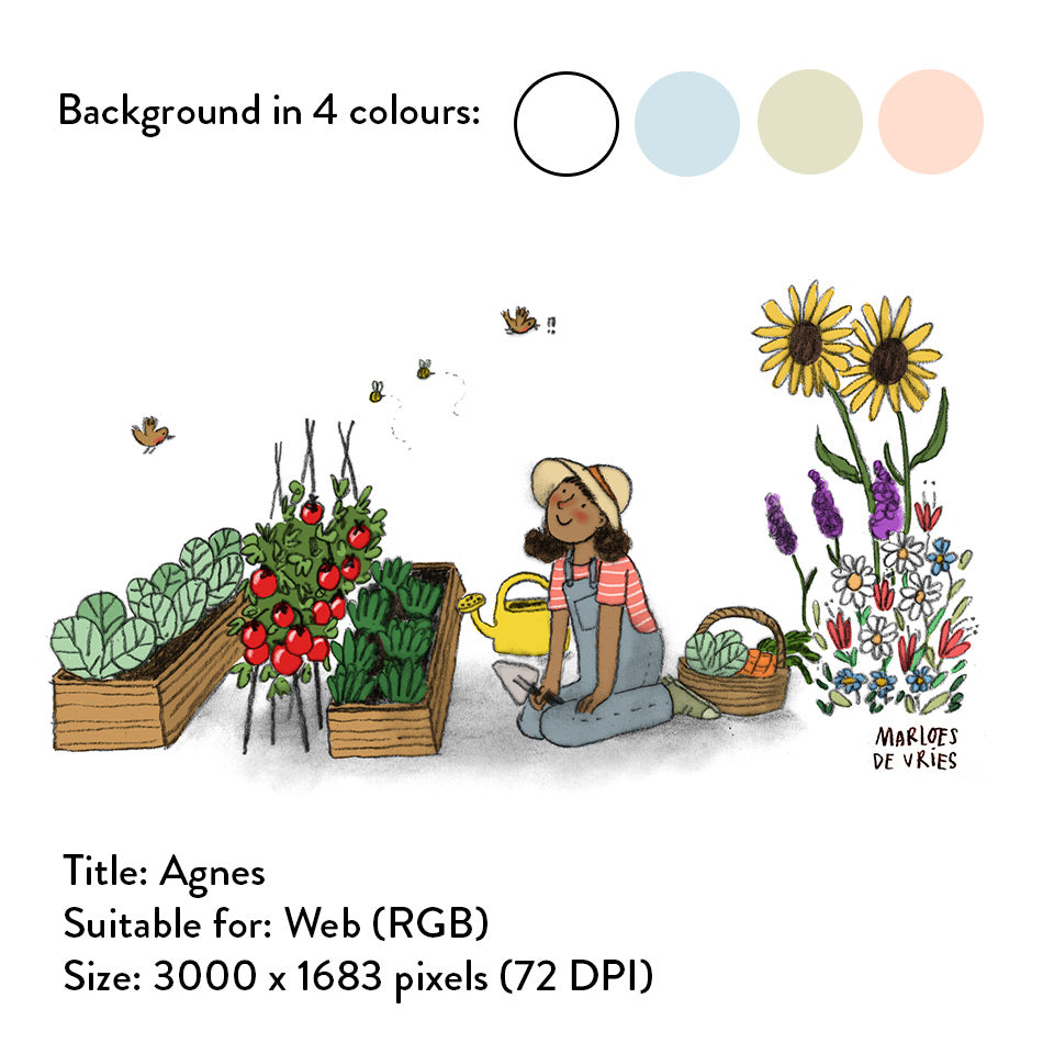 Stock illustration | (Mindful) Gardening