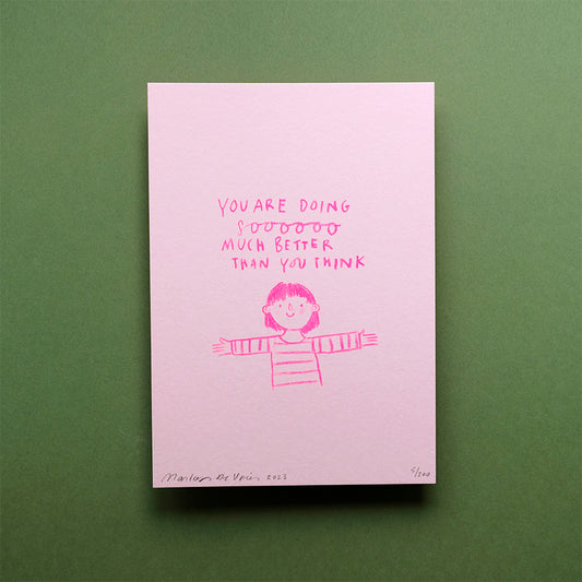 Riso print - Better than you think (limited edition)