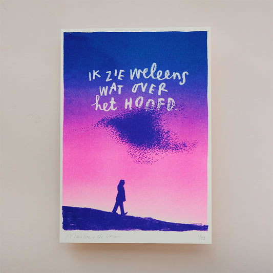 Riso print - Over het hoofd