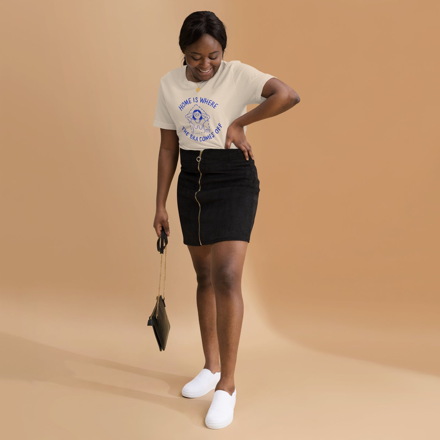 T-shirt | Home is where the bra comes off